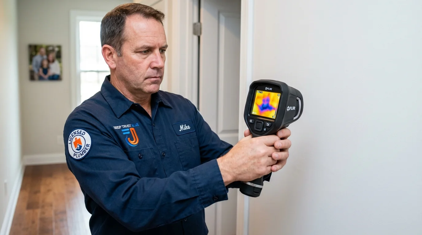 Thermal imaging leak detection by Johns Plumbing LLC in Prudhoe Bay